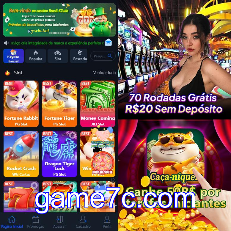 Cadastro no game7c: Comece com um Bônus de Boas-vindas!